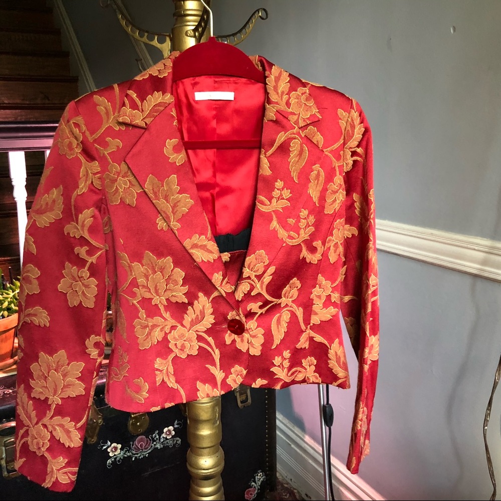 Guess Corset Top and Matching Suit Jacket